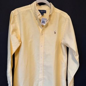 BRAND NEW Ralph Lauren Button Down Dress Shirt for Boys Size XL (18/20)